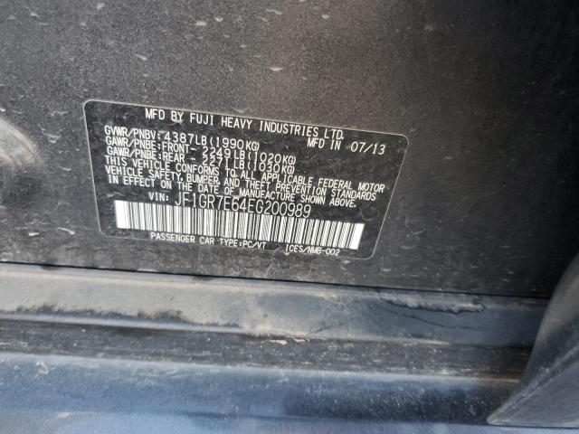 JF1GR7E64EG200989 Subaru Impreza Wrx