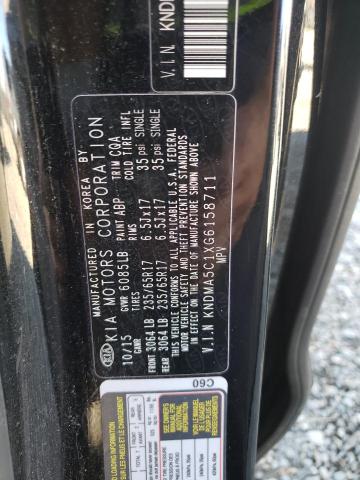2016 KIA SEDONA L - KNDMA5C1XG6158711