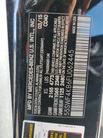 2015 MERCEDES-BENZ C300 4 MAT - 55SWF4KB6FU062445