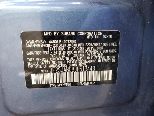 JF2SJABC8JH613443 Subaru Forester 2.5i