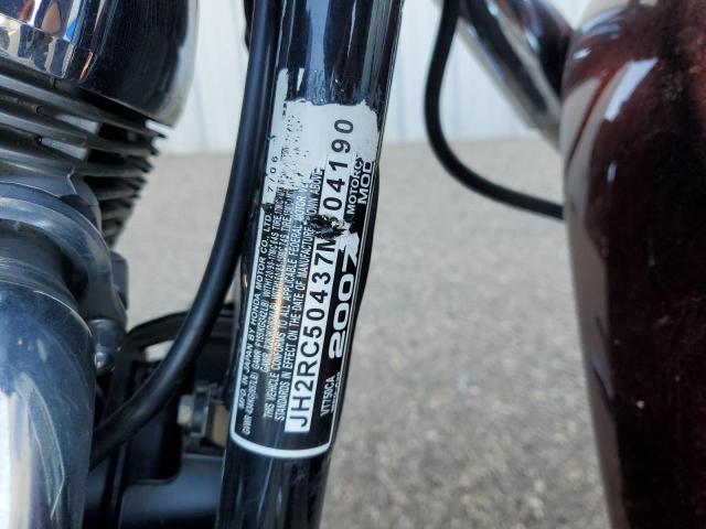 2007 HONDA VT750 JH2RC50437M304190