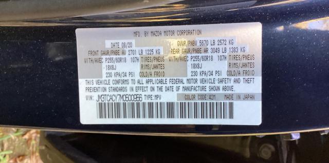 JM3TCACY7M0500956 Mazda Cx-9 Touring