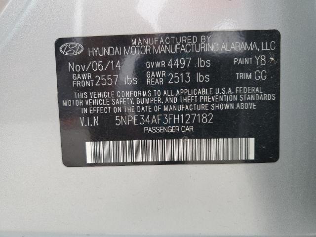 2015 HYUNDAI SONATA SPO - 5NPE34AF3FH127182