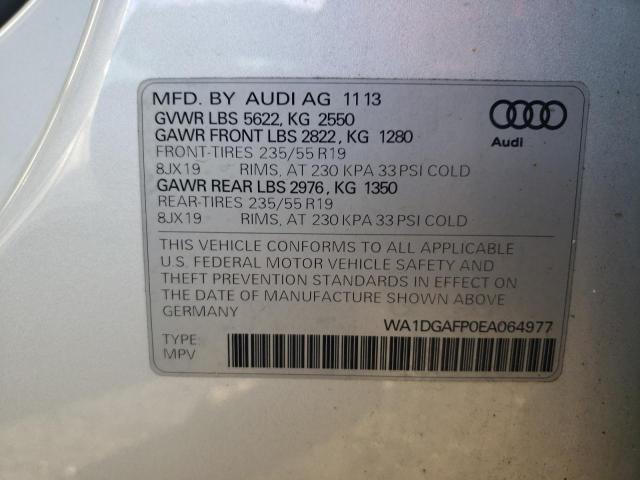 VIN WA1DGAFP0EA064977 2014 Audi Q5, Premium Plus no.13