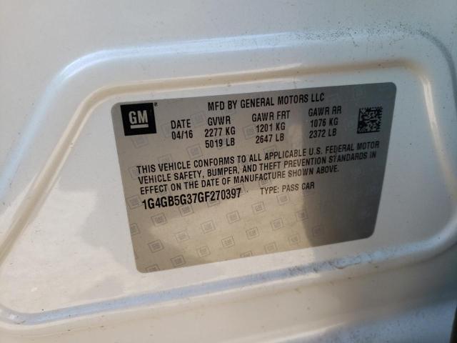 1G4GB5G37GF270397 Buick Lacrosse