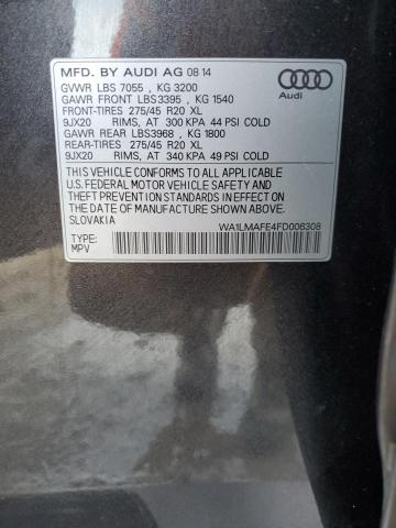 2015 AUDI Q7 TDI PRE - WA1LMAFE4FD006308