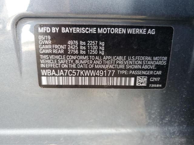2019 BMW 530 XI - WBAJA7C57KWW49177