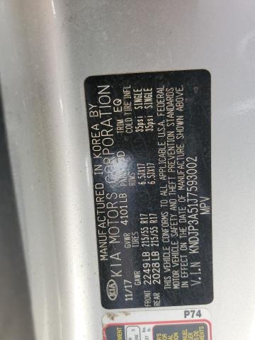 KNDJP3A51J7593002 KIA SOUL +