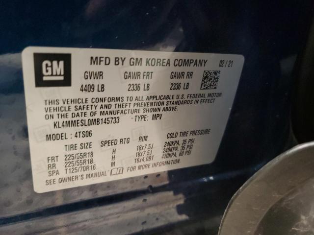 KL4MMESL0MB145733 Buick Encore GX 10