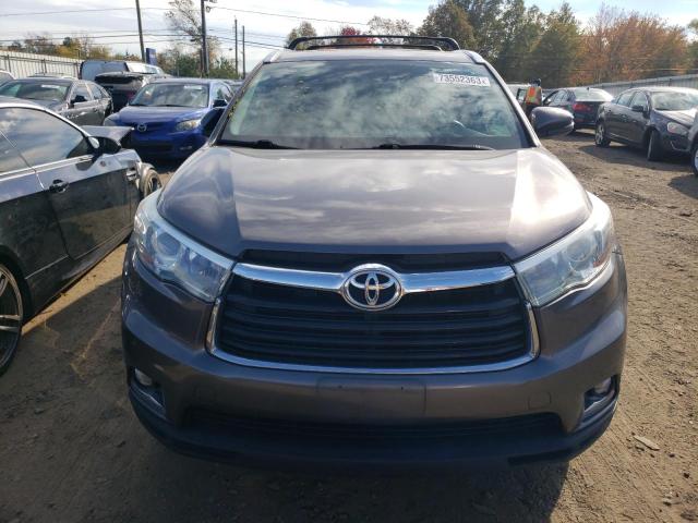 VIN 5TDDKRFH3ES043877 2014 Toyota Highlander, Limited no.5