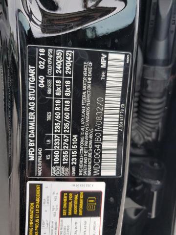 WDC0G4JB0JV083270 Mercedes-Benz GLC 300