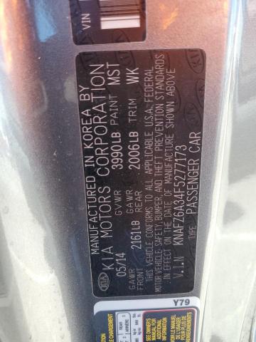 KNAFZ6A34F5277173 KIA FORTE SX