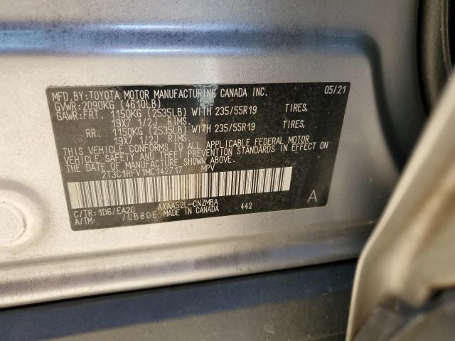 2T3C1RFV1MC142717 Toyota Rav4 Xle Premium