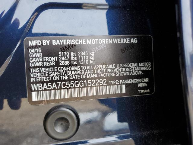 WBA5A7C55GG152292 BMW 528 XI