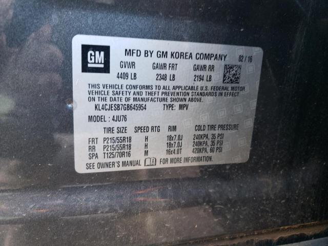 KL4CJESB7GB645954 Buick Encore