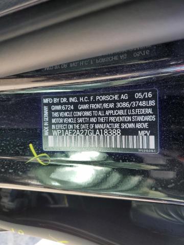 2016 PORSCHE CAYENNE SE - WP1AE2A27GLA18388