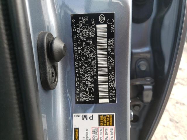 JTDM4RCE3LJ039360 Toyota COROLLA SE