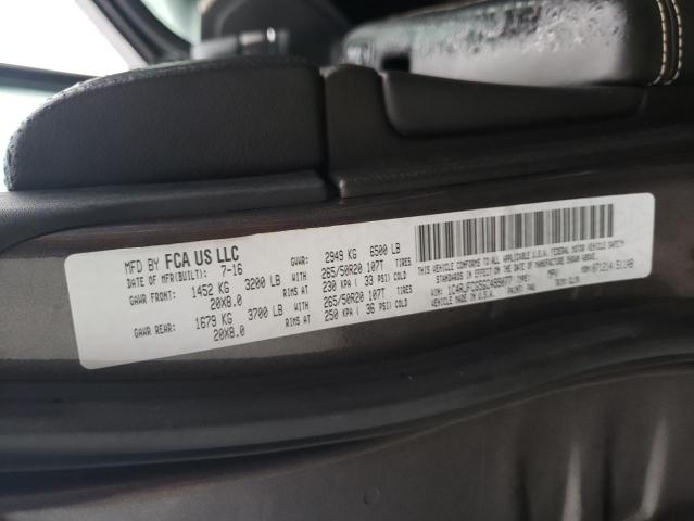 1C4RJFCG5GC499077 Jeep Grand Cherokee Overland