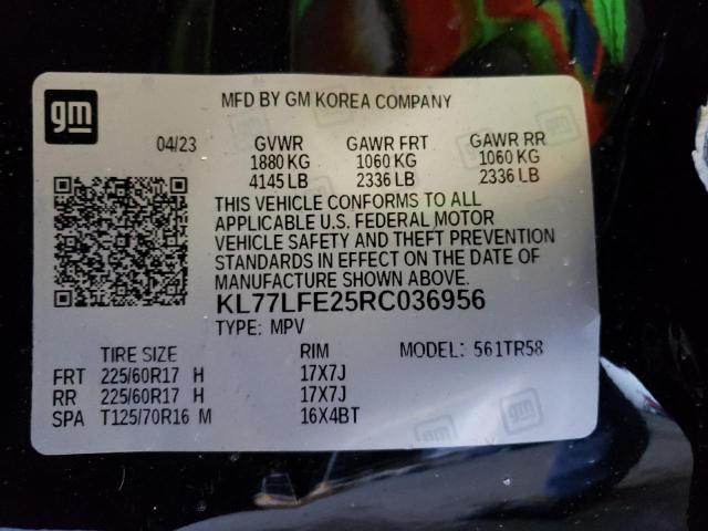 KL77LFE25RC036956 Chevrolet Trax LS 10