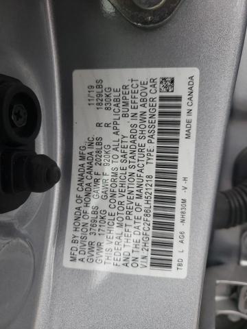 2020 HONDA CIVIC SPOR - 2HGFC2F86LH521218