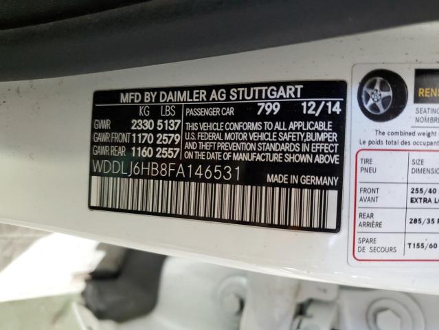 WDDLJ6HB8FA146531 Mercedes-Benz Cls 400 4matic