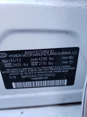 5NPEB4AC1DH709450 2013 Hyundai Sonata Gls