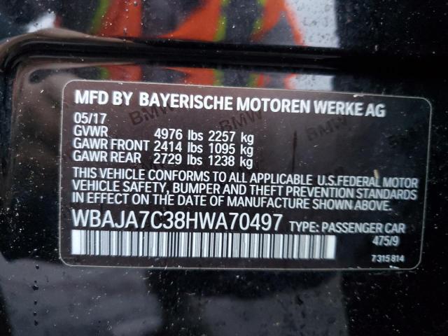 2017 BMW 530 XI - WBAJA7C38HWA70497