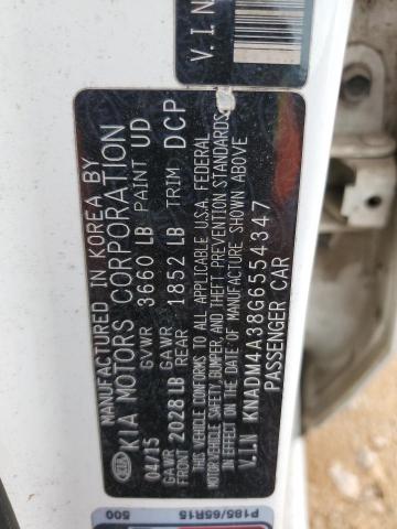 KNADM4A38G6554347 KIA RIO LX
