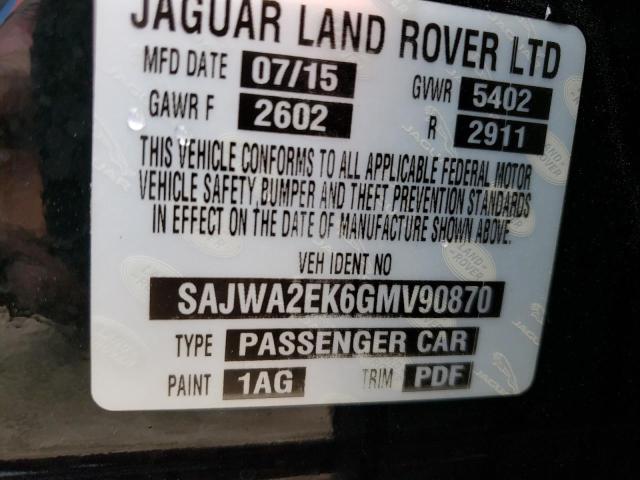 2016 JAGUAR XJR LONG W SAJWA2EK6GMV90870