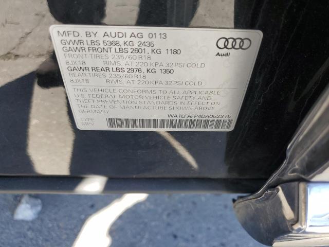 VIN WA1LFAFP4DA052375 2013 Audi Q5, Premium Plus no.14