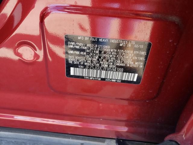JF2SJGUC7FH594388 Subaru Forester 2.0xt Touring