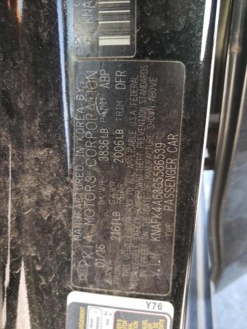 KNAFK4A63G5586539 KIA FORTE LX