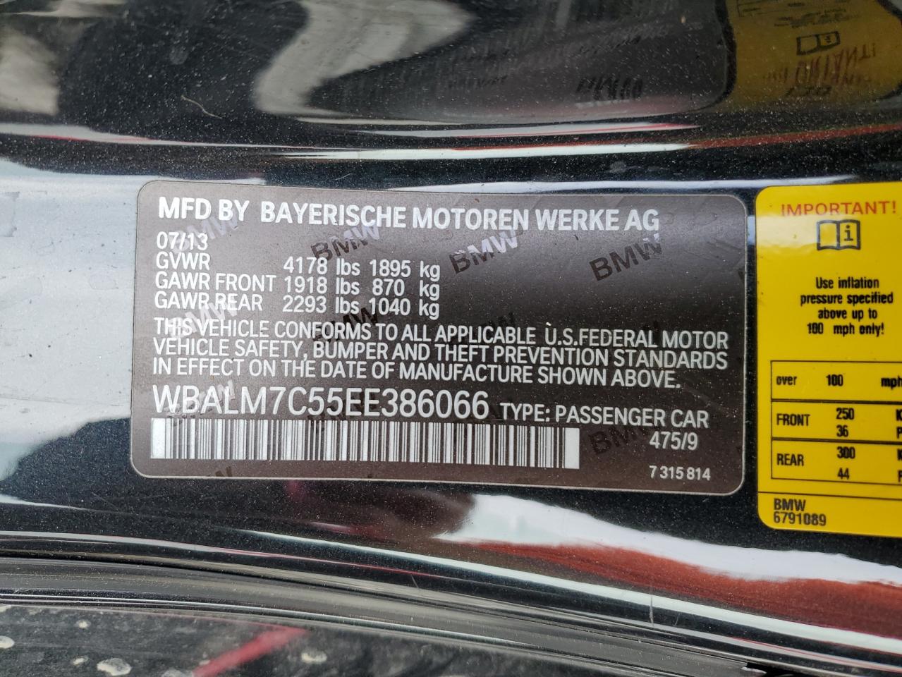 WBALM7C55EE386066 2014 BMW Z4 Sdrive35I