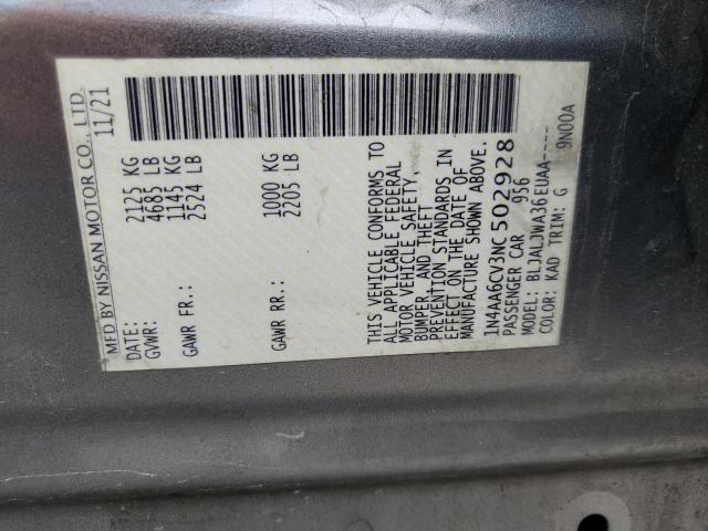 1N4AA6CV3NC502928 Nissan MAXIMA SV