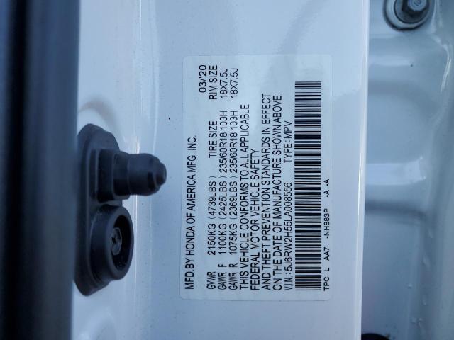 2020 HONDA CR-V EX - 5J6RW2H55LA008556