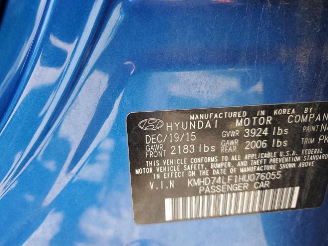 2017 HYUNDAI ELANTRA SE - KMHD74LF1HU076055