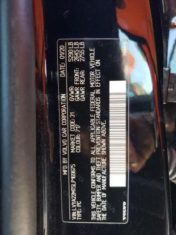 2020 VOLVO S90 LVYA22MT5LP169675