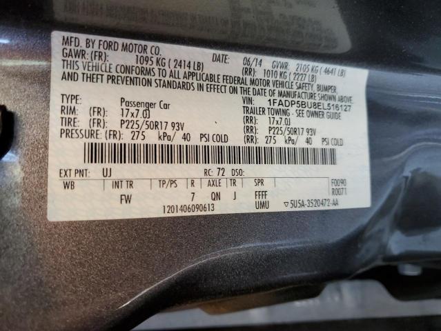 1FADP5BU8EL516127 Ford C-MAX SEL