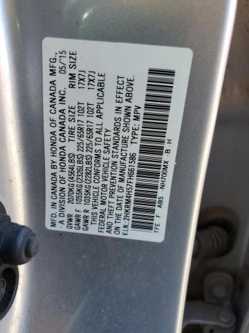 2HKRM4H57FH661586 Honda CR-V EX