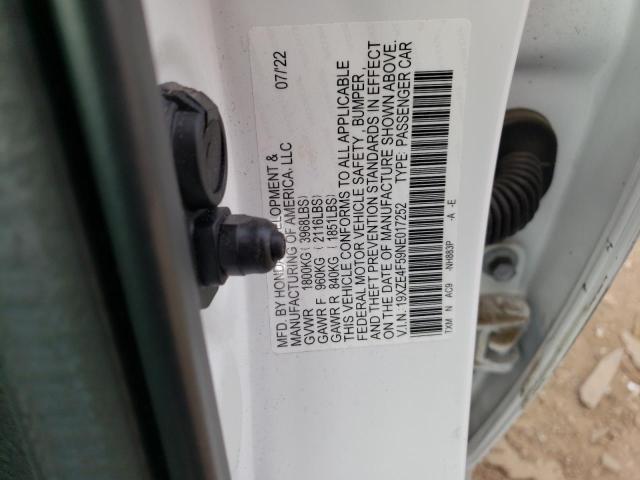 19XZE4F59NE017252 Honda INSIGHT EX