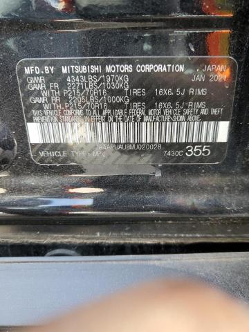 JA4APUAU8MU020028 Mitsubishi Outlander Sport Es