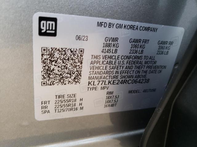 2024 CHEVROLET TRAX ACTIV KL77LKE24RC064238