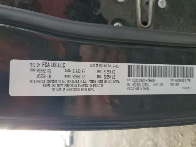2015 DODGE CHARGER PO - 2C3CDXAGXFH796092