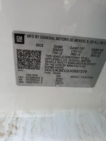 3GCUKSEC2JG537279 Chevrolet Silverado K1500 Ltz