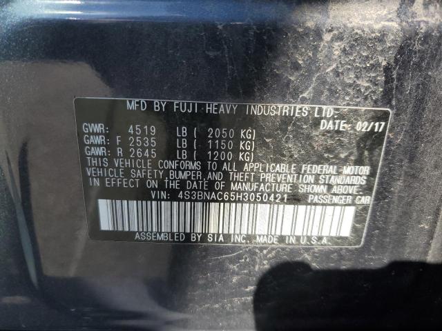 4S3BNAC65H3050421 Subaru Legacy 2.5i Premium