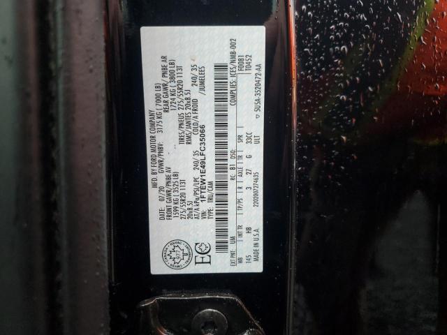 2020 FORD F150 SUPER - 1FTEW1E49LFC35066