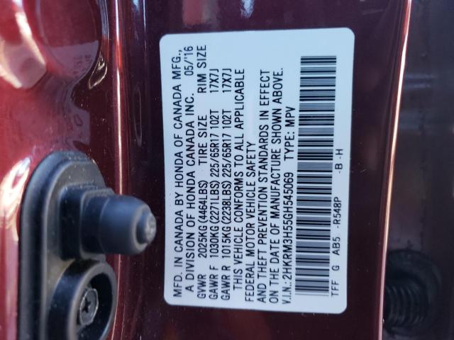 2HKRM3H55GH545069 2016 Honda Cr-V Ex