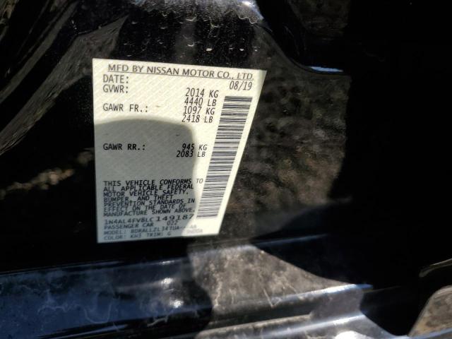 1N4AL4FV8LC149187 Nissan Altima Platinum
