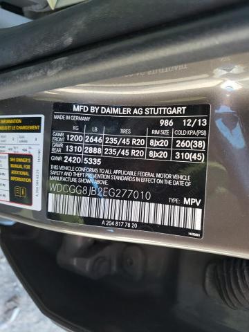 WDCGG8JB2EG277010 Mercedes-Benz Glk 350 4matic