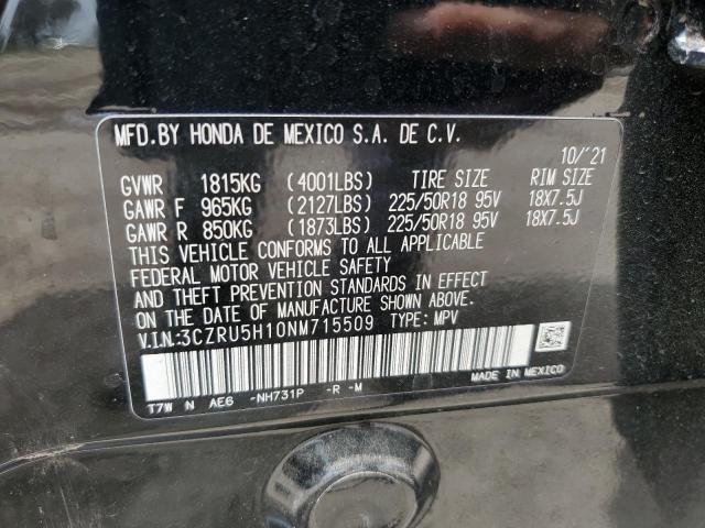 3CZRU5H10NM715509 Honda HR-V SPORT